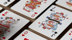 MOUTAI Red Limited Edition playing cards featuring unique cartoon character designs for magic tricks.