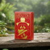 MOUTAI Red Limited Edition playing cards with vibrant design for magic tricks and card enthusiasts.