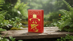 MOUTAI Red Limited Edition playing cards with vibrant design for magic tricks and card enthusiasts.